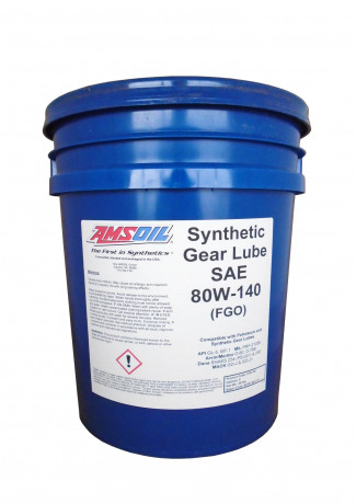Трансмиссионное масло AMSOIL Synthetic Long Life Gear Lube SAE 80W-140 (18,9л)*