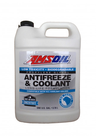 Антифриз концентрат желтый AMSOIL Low Toxicity Antifreeze and Engine Coolantt (3,78л)