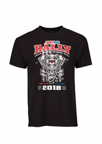 Футболка черная AMSOIL 2018 Motocycle Rally
