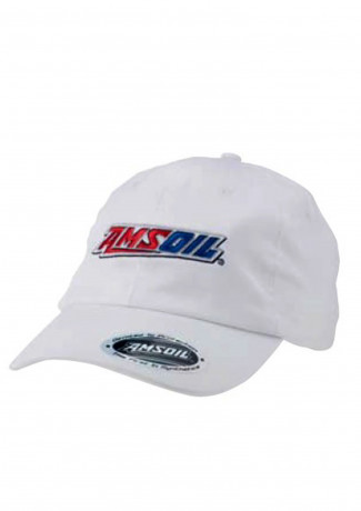 Бейсболка белая AMSOIL Twill