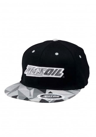 Бейсболка черная/серые осколки AMSOIL Podium