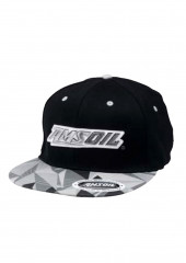 Бейсболка черная/серые осколки AMSOIL Podium