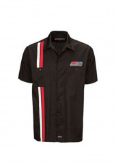 Рубашка с коротким рукавом, 2 кармана, мужская черная AMSOIL