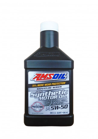 Моторное масло AMSOIL Signature Series Synthetic Motor Oil SAE 5W-50 (0,946л)