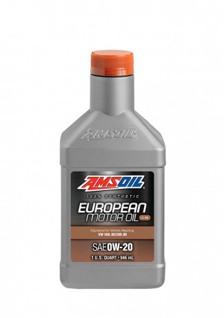 Моторное масло AMSOIL 100% Synthetic European Motor Oil LS-VW SAE 0W-20 (0,946л)