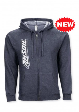 Куртка с накладными карманами (худи) темно-серая AMSOIL