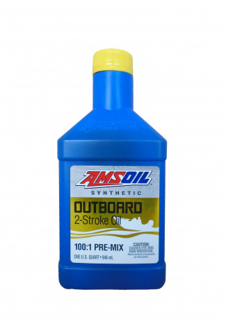 Моторное масло для 2-Такт лод.мот. AMSOIL Outboard Synthetic 100:1 Pre-Mix 2-Stroke Oil (0,946л)