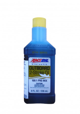 Моторное масло для 2-Такт лод.мот. AMSOIL Outboard Synthetic 100:1 Pre-Mix 2-Stroke Oil(0,236л)