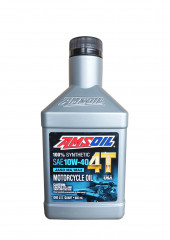 Моторное масло для 4-Такт AMSOIL 100% Synthetic 4T Performance 4-Stroke Motorcycle Oil SAE 10W-40 (0,946л)