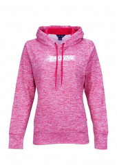 Куртка флисовая (худи) с капюшоном на завязках женская розовая AMSOIL