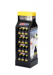 Торговая полка-стенд картонная AMSOIL &quot;Масла для снегоходов&quot;
