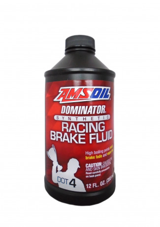 Тормозная жидкость AMSOIL DOMINATOR DOT 4 Synthetic Racing Brake Fluid (0,355л)