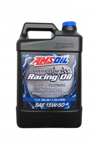 Моторное масло AMSOIL DOMINATOR® Synthetic Racing Oil SAE 15W-50