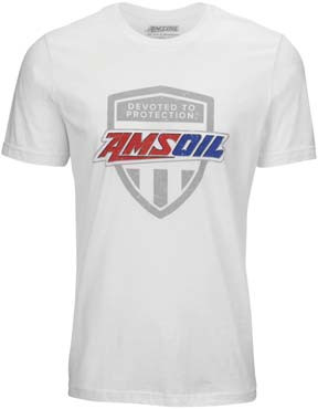 Футболка белая AMSOIL Devoted to protection, разм. S