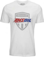 Футболка белая AMSOIL Devoted to protection, разм. S