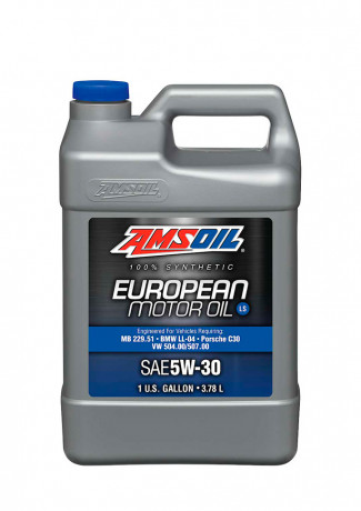 Моторное масло AMSOIL 100% Synthetic European Motor Oil LS SAE 5W-30