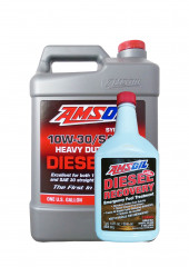Набор AMSOIL Heavy-Duty Synthetic Diesel Oil SAE 10W-30/ SAE 30 (3,78л) + AMSOIL Diesel Recovery Emergency Fuel Treatment (0,888л)