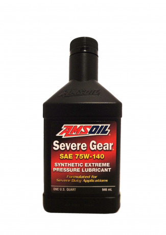 Трансмиссионное масло AMSOIL Severe Gear Synthetic Extreme Pressure (EP) Lubricant SAE 75W-140