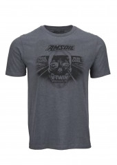 Футболка мужская серый меланж AMSOIL Rally V-Twin