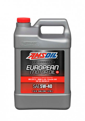 Моторное масло AMSOIL 100% Synthetic European Motor Oil MS SAE 5W-40