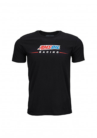 Футболка мужская черная AMSOIL Racing