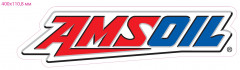 Наклейка AMSOIL (винил с ламинацией) 40х11,08 см