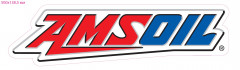 Наклейка AMSOIL (винил с ламинацией) 50х13,85 см