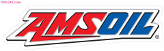 Наклейка AMSOIL (винил с ламинацией) 90х24,93 см
