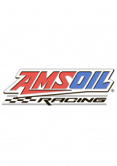 Наклейка AMSOIL RACING (винил) 10х3,5 см