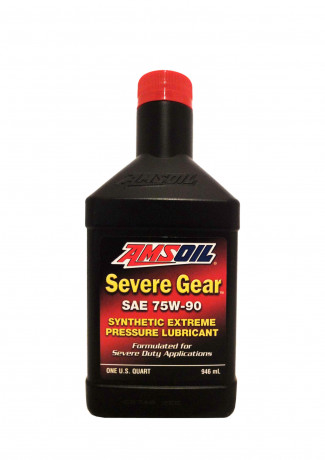 Трансмиссионное масло AMSOIL Severe Gear Synthetic Extreme Pressure (EP) Lubricant SAE 75W-90
